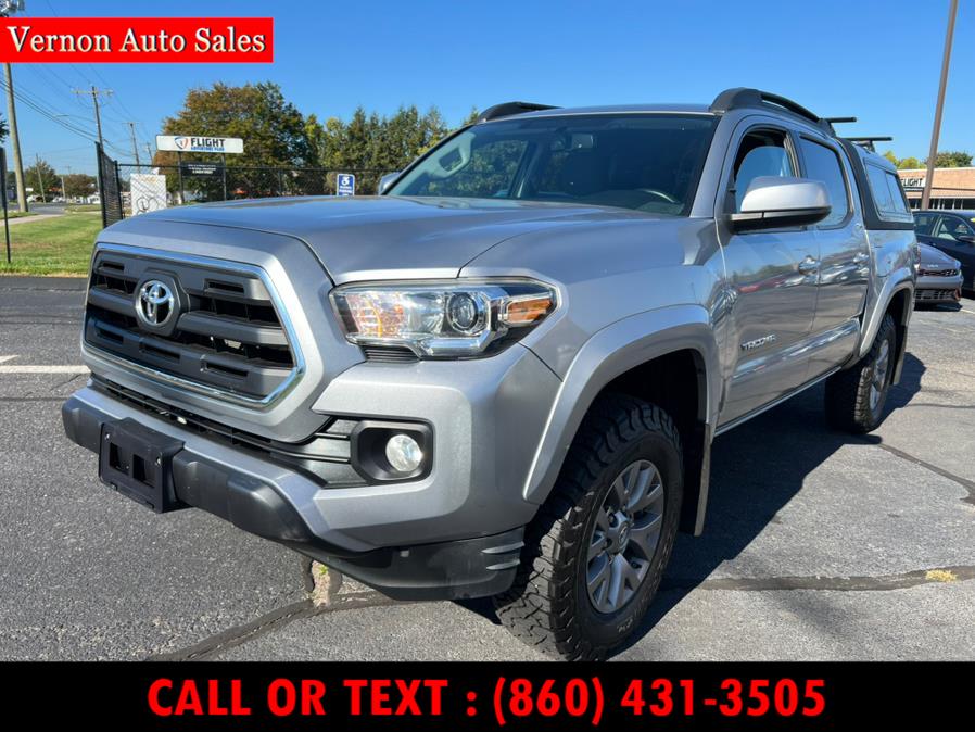 2017 Toyota Tacoma SR5 Double Cab 5'' Bed V6 4x4 AT (Natl), available for sale in Manchester, Connecticut | Vernon Auto Sale & Service. Manchester, Connecticut
