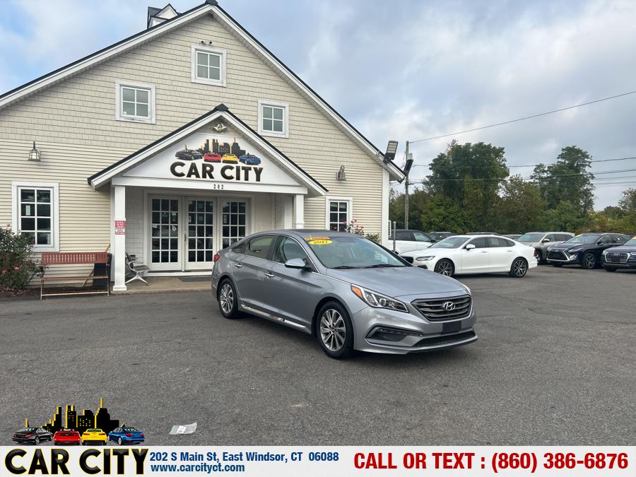 2017 Hyundai Sonata Sport 2.4L PZEV, available for sale in East Windsor, Connecticut | Car City LLC. East Windsor, Connecticut