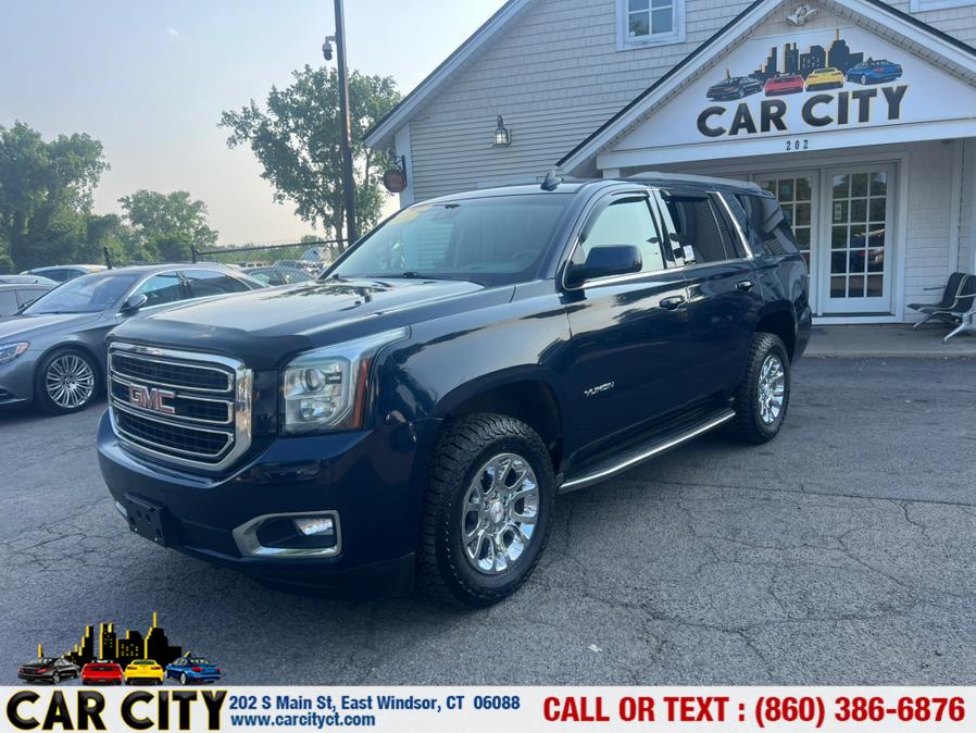 2018 GMC Yukon 4WD 4dr SLT, available for sale in East Windsor, Connecticut | Car City LLC. East Windsor, Connecticut