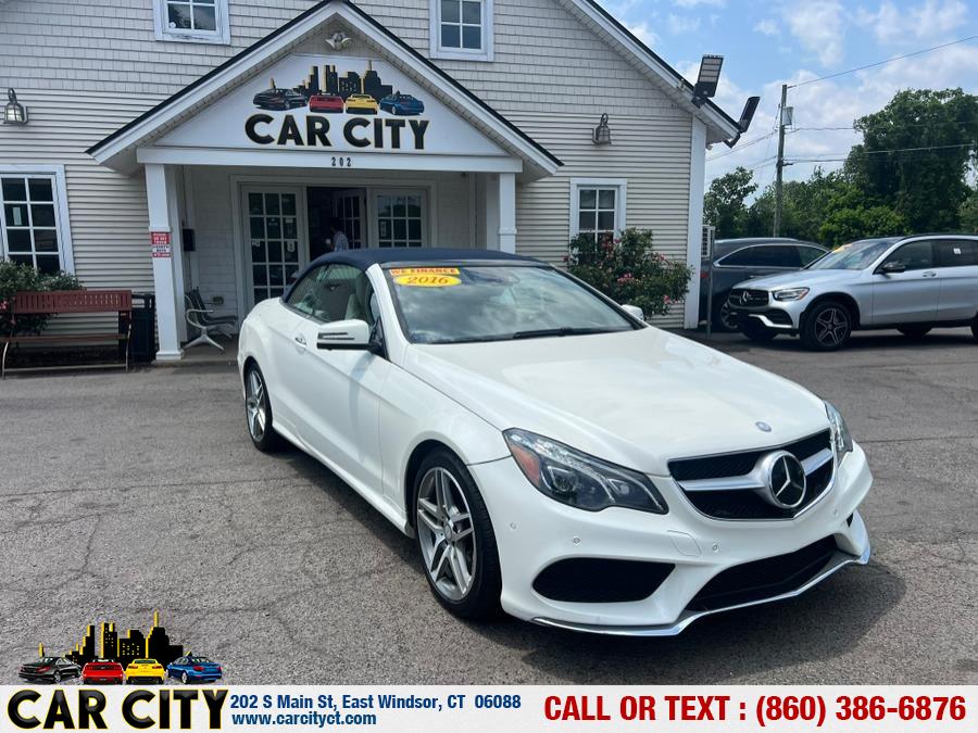 2016 Mercedes-Benz E-Class 2dr Cabriolet E 550 RWD, available for sale in East Windsor, Connecticut | Car City LLC. East Windsor, Connecticut