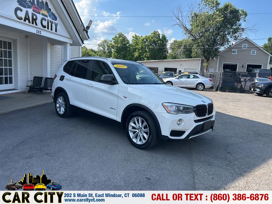 2017 BMW X3 xDrive28i Sports Activity Vehicle, available for sale in East Windsor, Connecticut | Car City LLC. East Windsor, Connecticut