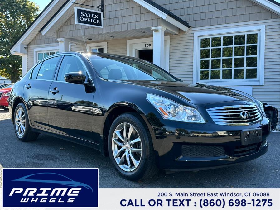 2009 Infiniti G37 Sedan 4dr x AWD, available for sale in East Windsor, Connecticut | Prime Wheels. East Windsor, Connecticut
