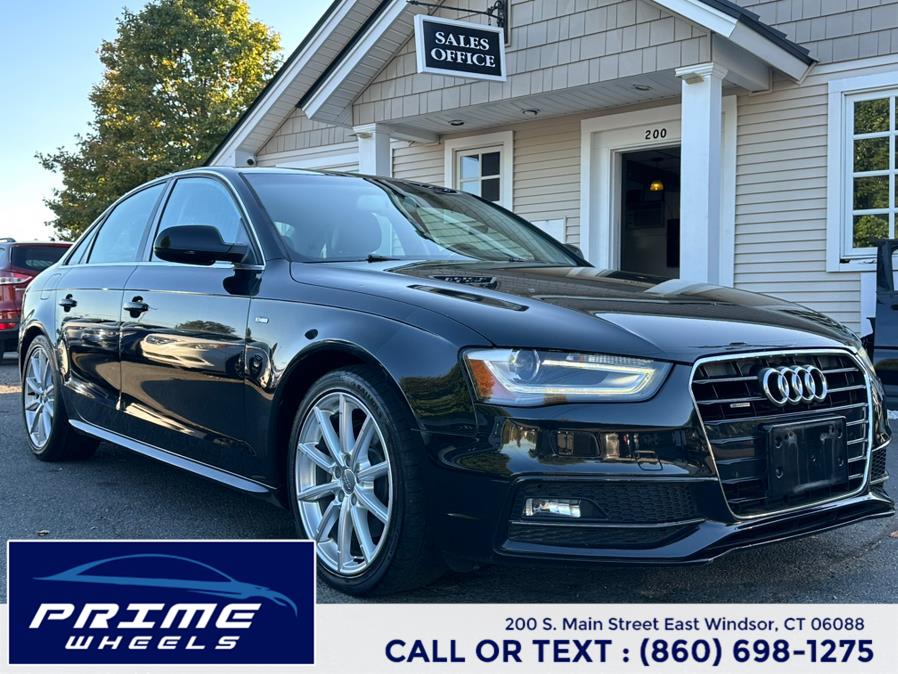 2015 Audi A4 4dr Sdn Auto quattro 2.0T Premium Plus, available for sale in East Windsor, Connecticut | Prime Wheels. East Windsor, Connecticut