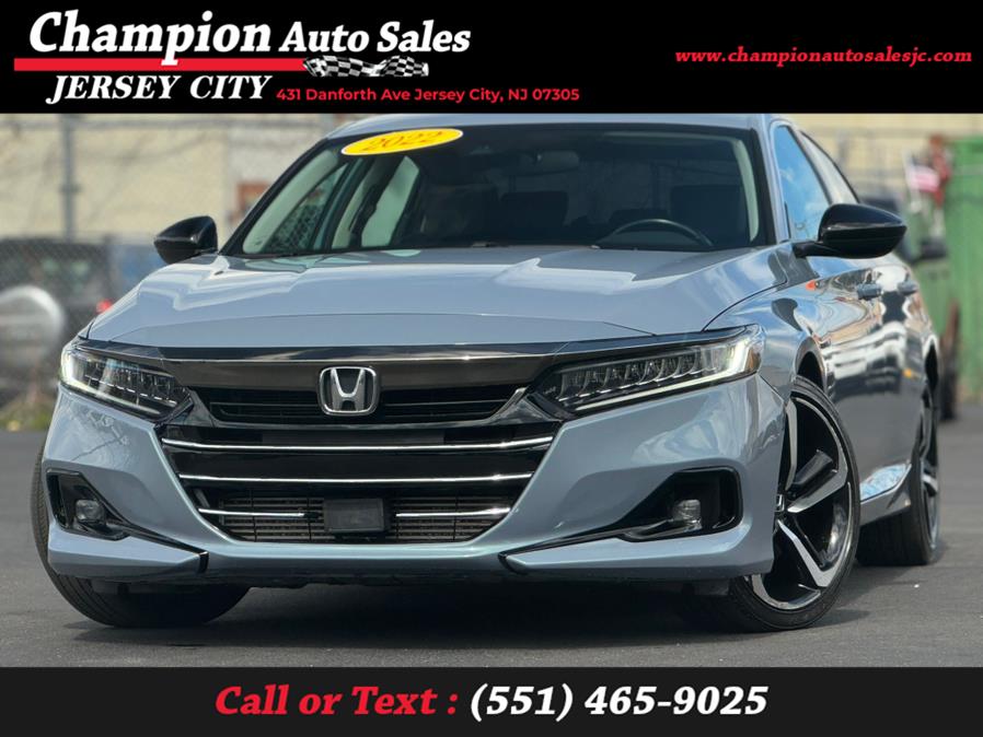 Used 2022 Honda Accord Sedan in Jersey City, New Jersey | Champion Auto Sales. Jersey City, New Jersey