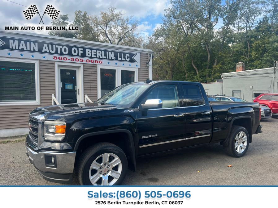 2015 GMC Sierra 1500 4WD Double Cab 143.5" SLT, available for sale in Berlin, Connecticut | Main Auto of Berlin. Berlin, Connecticut 2015 GMC Sierra 1500 4WD Double Cab 143.5" SLT, available for sale in Berlin, Connecticut | Main Auto of Berlin. Berlin, Connecticut
