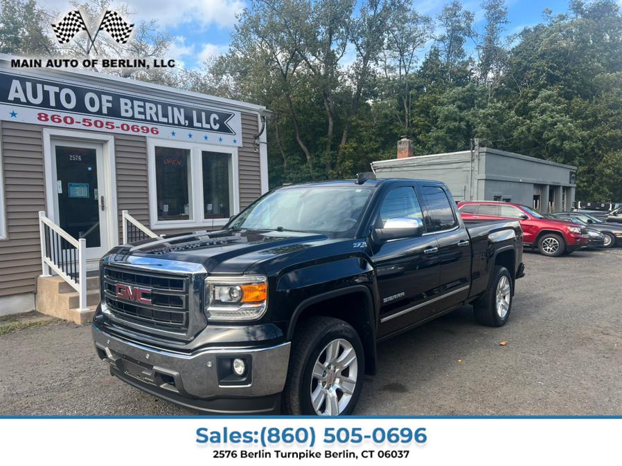 2015 GMC Sierra 1500 4WD Double Cab 143.5" SLT, available for sale in Berlin, Connecticut | Main Auto of Berlin. Berlin, Connecticut 2015 GMC Sierra 1500 4WD Double Cab 143.5" SLT, available for sale in Berlin, Connecticut | Main Auto of Berlin. Berlin, Connecticut