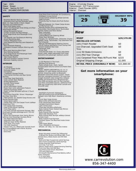 2021 Nissan Sentra SV, available for sale in Maple Shade, New Jersey | Car Revolution. Maple Shade, New Jersey 2021 Nissan Sentra SV, available for sale in Maple Shade, New Jersey | Car Revolution. Maple Shade, New Jersey