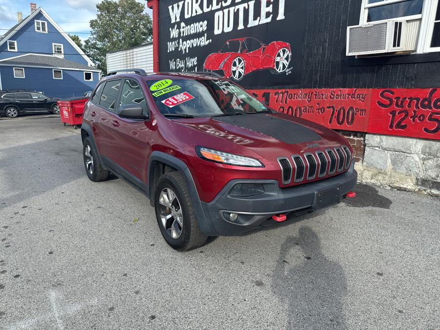 2014 Jeep Cherokee 4WD 4dr Trailhawk, available for sale in Worcester, Massachusetts | Worcester Auto Outlet LLC. Worcester, Massachusetts