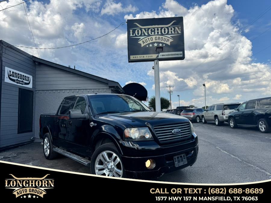 2007 Ford F-150 AWD SuperCrew 139" Harley-Davidson, available for sale in Mansfield, Texas | Longhorn Auto Group. Mansfield, Texas 2007 Ford F-150 AWD SuperCrew 139" Harley-Davidson, available for sale in Mansfield, Texas | Longhorn Auto Group. Mansfield, Texas