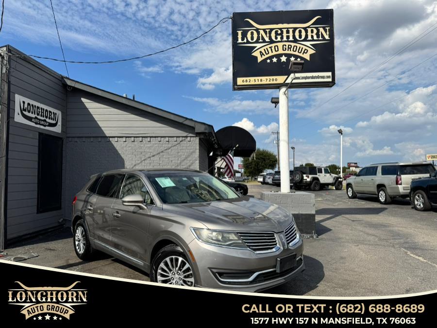 2016 Lincoln MKX FWD 4dr Select, available for sale in Mansfield, Texas | Longhorn Auto Group. Mansfield, Texas 2016 Lincoln MKX FWD 4dr Select, available for sale in Mansfield, Texas | Longhorn Auto Group. Mansfield, Texas