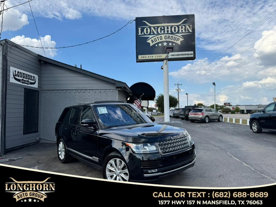 2017 Land Rover Range Rover V6 Supercharged HSE SWB, available for sale in Mansfield, Texas | Longhorn Auto Group. Mansfield, Texas