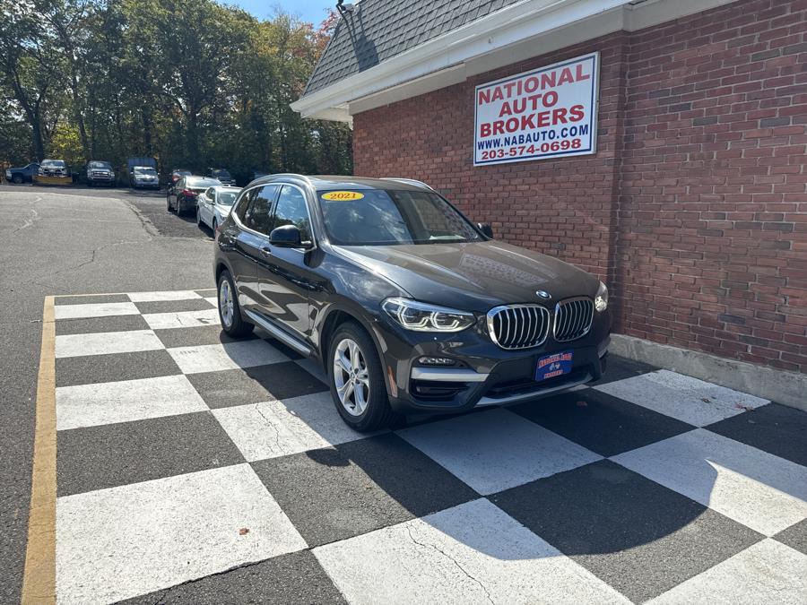 2021 BMW X3 xDrive30i Sports Activity Vehicle, available for sale in Waterbury, Connecticut | National Auto Brokers, Inc.. Waterbury, Connecticut
