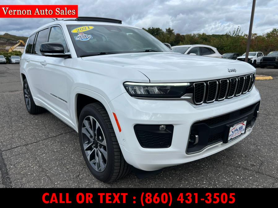 2021 Jeep Grand Cherokee L Overland 4x4, available for sale in Manchester, Connecticut | Vernon Auto Sale & Service. Manchester, Connecticut 2021 Jeep Grand Cherokee L Overland 4x4, available for sale in Manchester, Connecticut | Vernon Auto Sale & Service. Manchester, Connecticut