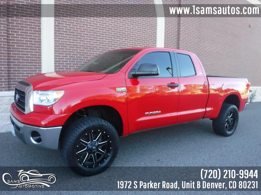 2008 Toyota Tundra 4WD Truck Dbl 5.7L V8 6-Spd AT SR5 (SE), available for sale in Denver, Colorado | Sam's Automotive. Denver, Colorado 2008 Toyota Tundra 4WD Truck Dbl 5.7L V8 6-Spd AT SR5 (SE), available for sale in Denver, Colorado | Sam's Automotive. Denver, Colorado