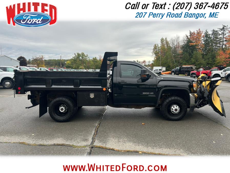 2019 GMC Sierra 3500HD CC 4WD Reg Cab 9' Dump and V Plow, available for sale in Bangor, Maine | Whited Ford. Bangor, Maine 2019 GMC Sierra 3500HD CC 4WD Reg Cab 9' Dump and V Plow, available for sale in Bangor, Maine | Whited Ford. Bangor, Maine