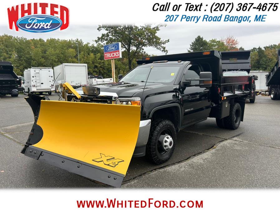 2019 GMC Sierra 3500HD CC 4WD Reg Cab 9' Dump and V Plow, available for sale in Bangor, Maine | Whited Ford. Bangor, Maine 2019 GMC Sierra 3500HD CC 4WD Reg Cab 9' Dump and V Plow, available for sale in Bangor, Maine | Whited Ford. Bangor, Maine