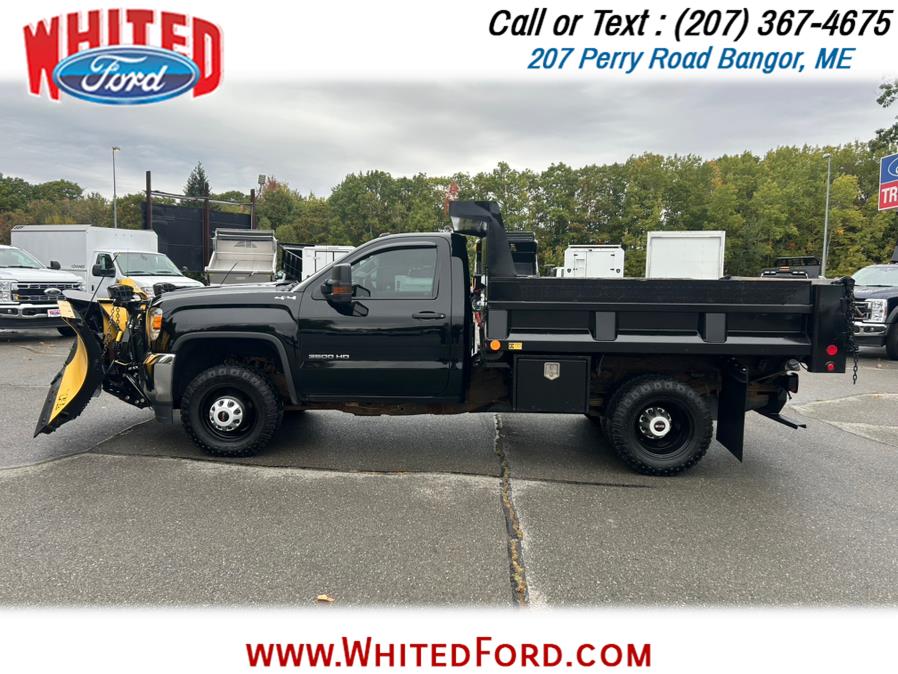 2019 GMC Sierra 3500HD CC 4WD Reg Cab 9' Dump and V Plow, available for sale in Bangor, Maine | Whited Ford. Bangor, Maine 2019 GMC Sierra 3500HD CC 4WD Reg Cab 9' Dump and V Plow, available for sale in Bangor, Maine | Whited Ford. Bangor, Maine