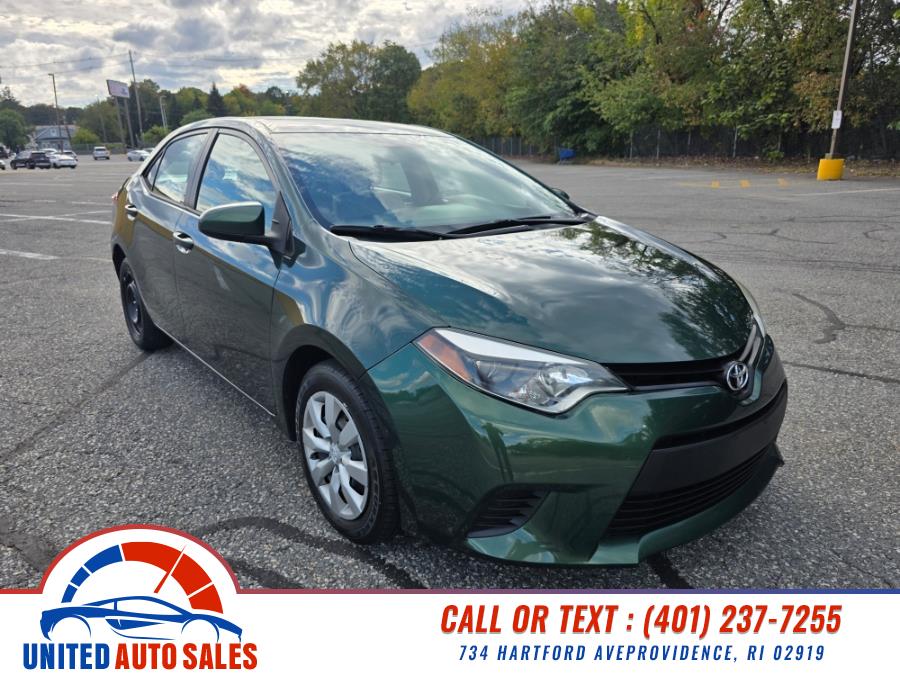 2014 Toyota Corolla 4dr Sdn CVT LE (Natl), available for sale in Providence, Rhode Island | United Auto Sales Inc. Providence, Rhode Island 2014 Toyota Corolla 4dr Sdn CVT LE (Natl), available for sale in Providence, Rhode Island | United Auto Sales Inc. Providence, Rhode Island