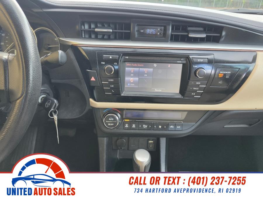 2014 Toyota Corolla 4dr Sdn CVT LE (Natl), available for sale in Providence, Rhode Island | United Auto Sales Inc. Providence, Rhode Island 2014 Toyota Corolla 4dr Sdn CVT LE (Natl), available for sale in Providence, Rhode Island | United Auto Sales Inc. Providence, Rhode Island