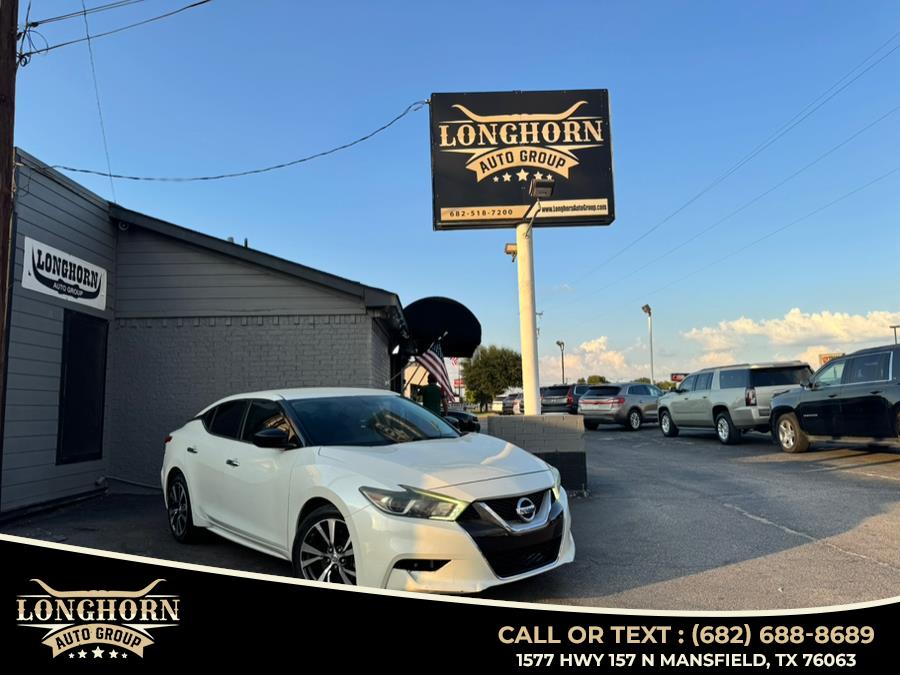 2016 Nissan Maxima 4dr Sdn 3.5 SL, available for sale in Mansfield, Texas | Longhorn Auto Group. Mansfield, Texas