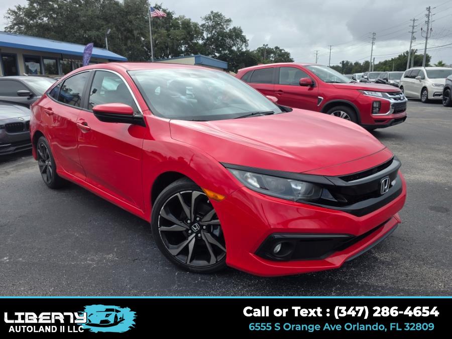 2021 Honda Civic Sedan Sport CVT, available for sale in Orlando, Florida | Liberty Autoland II LLC. Orlando, Florida