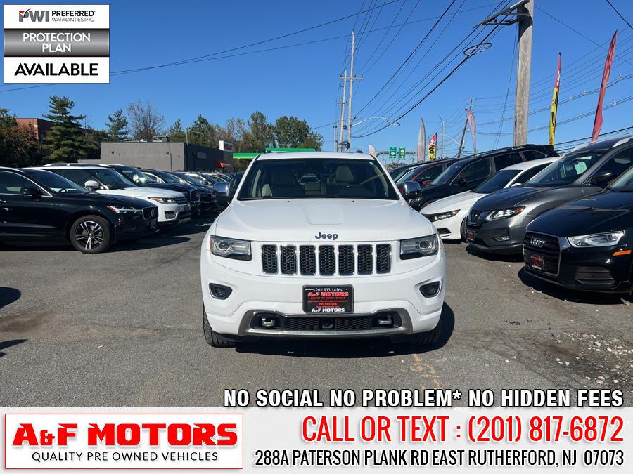 2015 Jeep Grand Cherokee 4WD 4dr Overland, available for sale in East Rutherford, New Jersey | A&F Motors LLC. East Rutherford, New Jersey 2015 Jeep Grand Cherokee 4WD 4dr Overland, available for sale in East Rutherford, New Jersey | A&F Motors LLC. East Rutherford, New Jersey