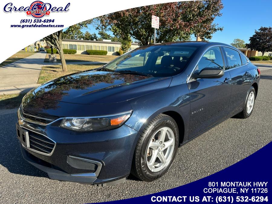 2018 Chevrolet Malibu 4dr Sdn LS w/1FL, available for sale in Copiague, New York | Great Deal Motors. Copiague, New York 2018 Chevrolet Malibu 4dr Sdn LS w/1FL, available for sale in Copiague, New York | Great Deal Motors. Copiague, New York