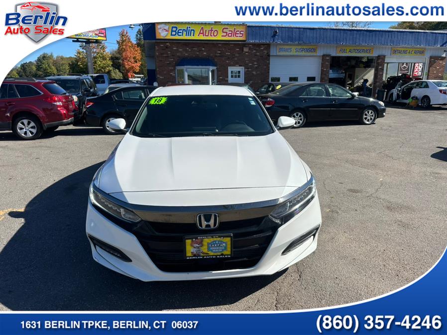 2018 Honda Accord Sedan Sport 1.5T CVT, available for sale in Berlin, Connecticut | Berlin Auto Sales LLC. Berlin, Connecticut 2018 Honda Accord Sedan Sport 1.5T CVT, available for sale in Berlin, Connecticut | Berlin Auto Sales LLC. Berlin, Connecticut