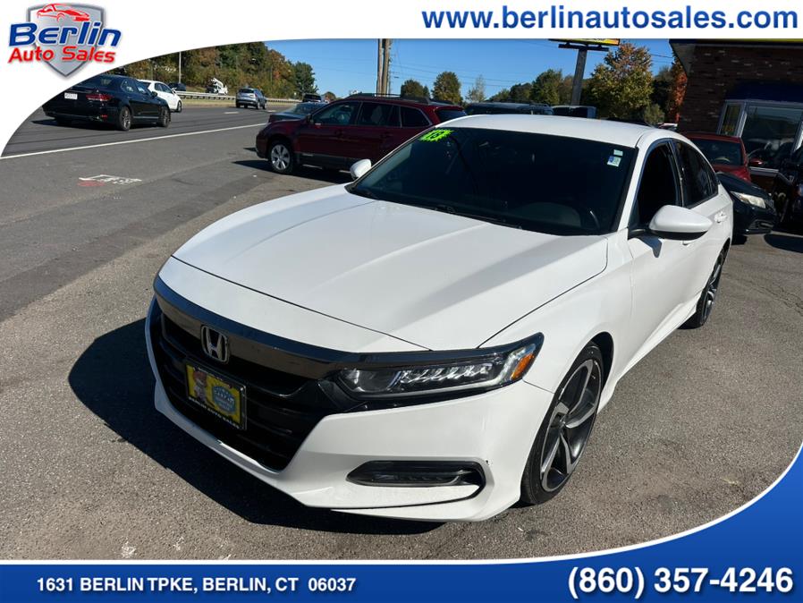 2018 Honda Accord Sedan Sport 1.5T CVT, available for sale in Berlin, Connecticut | Berlin Auto Sales LLC. Berlin, Connecticut 2018 Honda Accord Sedan Sport 1.5T CVT, available for sale in Berlin, Connecticut | Berlin Auto Sales LLC. Berlin, Connecticut