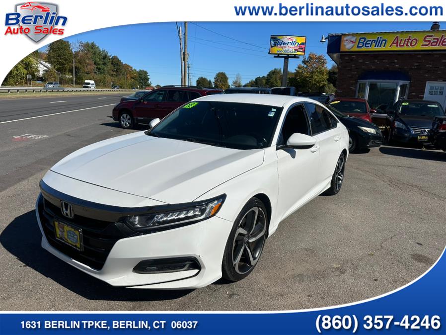 2018 Honda Accord Sedan Sport 1.5T CVT, available for sale in Berlin, Connecticut | Berlin Auto Sales LLC. Berlin, Connecticut 2018 Honda Accord Sedan Sport 1.5T CVT, available for sale in Berlin, Connecticut | Berlin Auto Sales LLC. Berlin, Connecticut