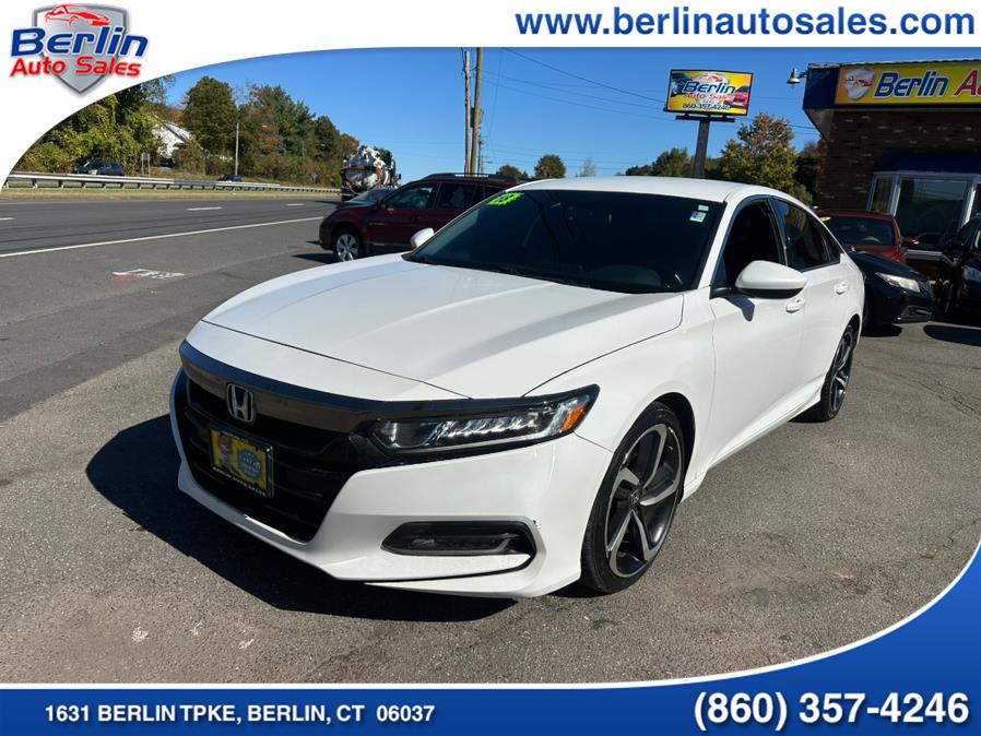 2018 Honda Accord Sedan Sport 1.5T CVT, available for sale in Berlin, Connecticut | Berlin Auto Sales LLC. Berlin, Connecticut 2018 Honda Accord Sedan Sport 1.5T CVT, available for sale in Berlin, Connecticut | Berlin Auto Sales LLC. Berlin, Connecticut