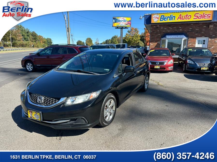 2014 Honda Civic Sedan 4dr Man LX, available for sale in Berlin, Connecticut | Berlin Auto Sales LLC. Berlin, Connecticut 2014 Honda Civic Sedan 4dr Man LX, available for sale in Berlin, Connecticut | Berlin Auto Sales LLC. Berlin, Connecticut