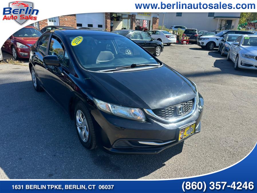 2014 Honda Civic Sedan 4dr Man LX, available for sale in Berlin, Connecticut | Berlin Auto Sales LLC. Berlin, Connecticut 2014 Honda Civic Sedan 4dr Man LX, available for sale in Berlin, Connecticut | Berlin Auto Sales LLC. Berlin, Connecticut