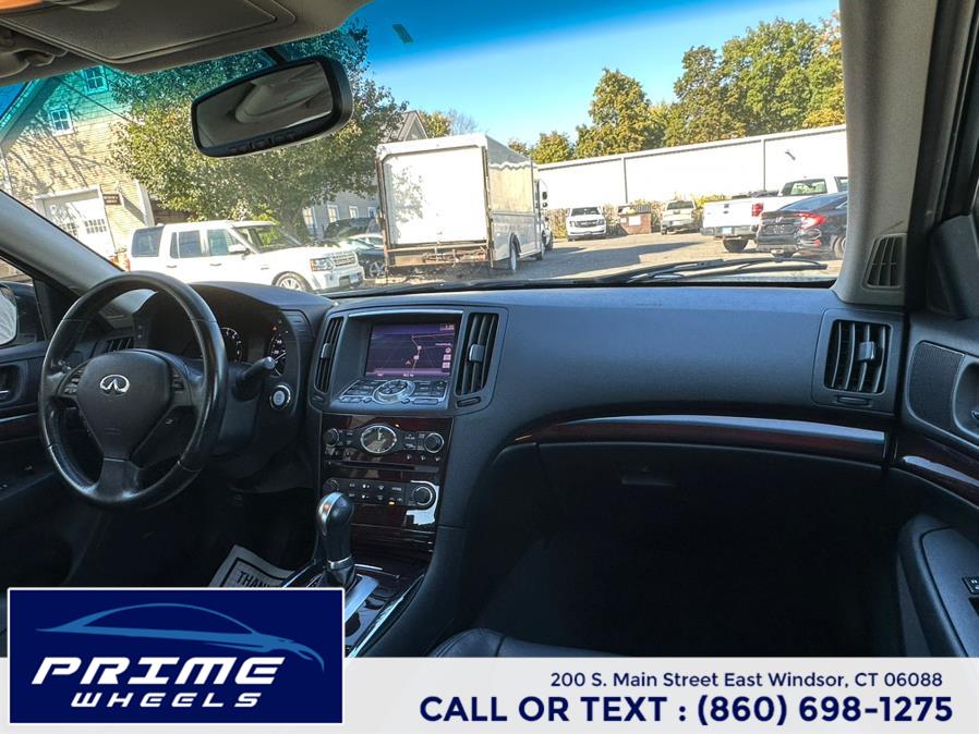 2013 Infiniti G37 Sedan 4dr x AWD, available for sale in East Windsor, Connecticut | Prime Wheels. East Windsor, Connecticut 2013 Infiniti G37 Sedan 4dr x AWD, available for sale in East Windsor, Connecticut | Prime Wheels. East Windsor, Connecticut