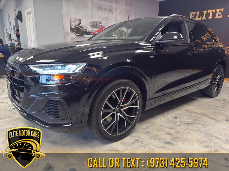 2021 Audi Q8 Premium Plus 55 TFSI quattro, available for sale in Newark, New Jersey | Elite Motor Cars. Newark, New Jersey 2021 Audi Q8 Premium Plus 55 TFSI quattro, available for sale in Newark, New Jersey | Elite Motor Cars. Newark, New Jersey
