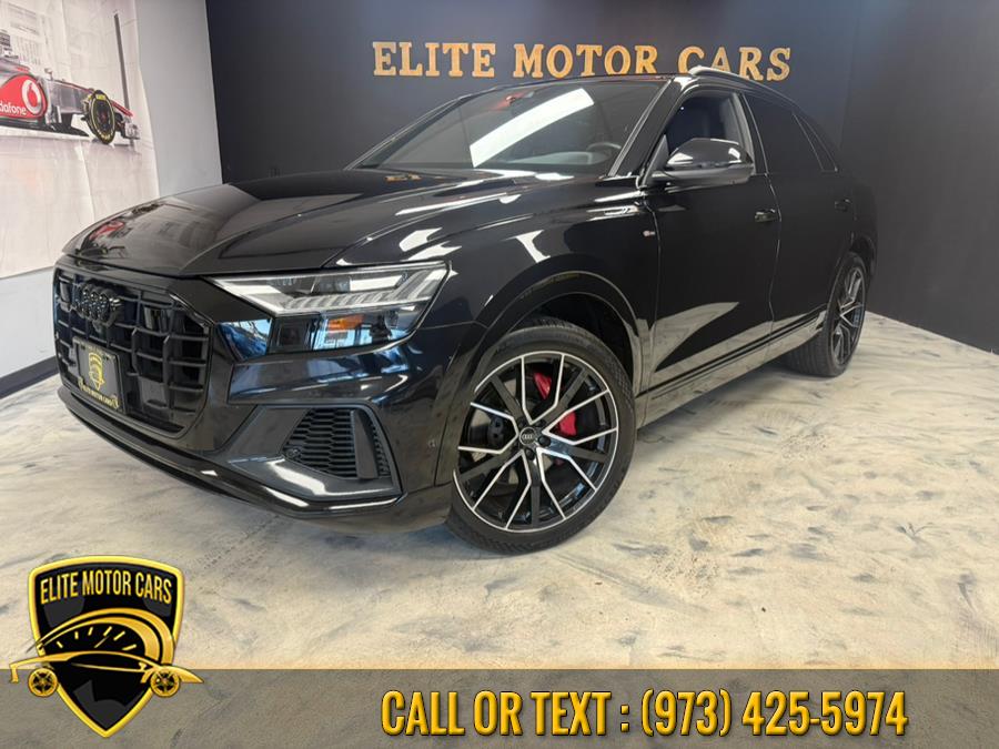 2021 Audi Q8 Premium Plus 55 TFSI quattro, available for sale in Newark, New Jersey | Elite Motor Cars. Newark, New Jersey 2021 Audi Q8 Premium Plus 55 TFSI quattro, available for sale in Newark, New Jersey | Elite Motor Cars. Newark, New Jersey