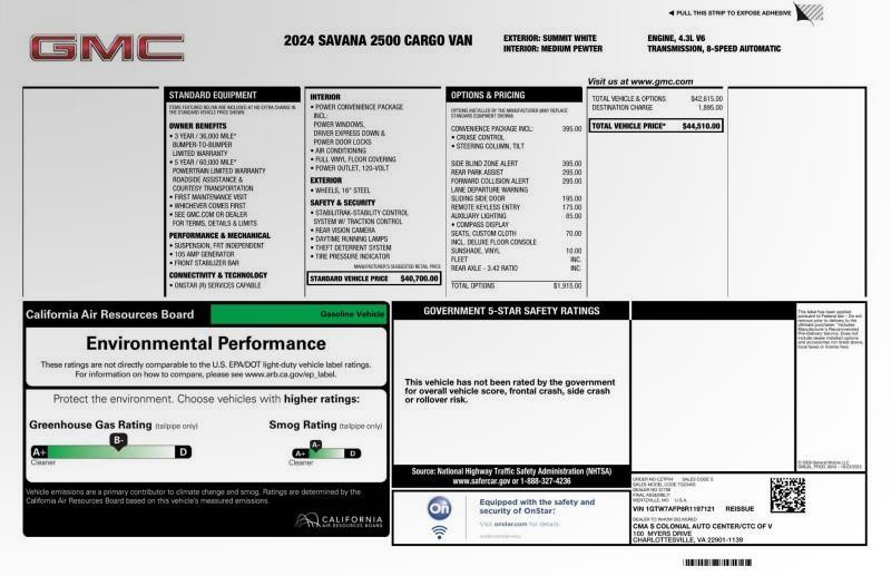 2024 GMC Savana Cargo Van 2500 RWD, available for sale in Maple Shade, New Jersey | Car Revolution. Maple Shade, New Jersey 2024 GMC Savana Cargo Van 2500 RWD, available for sale in Maple Shade, New Jersey | Car Revolution. Maple Shade, New Jersey