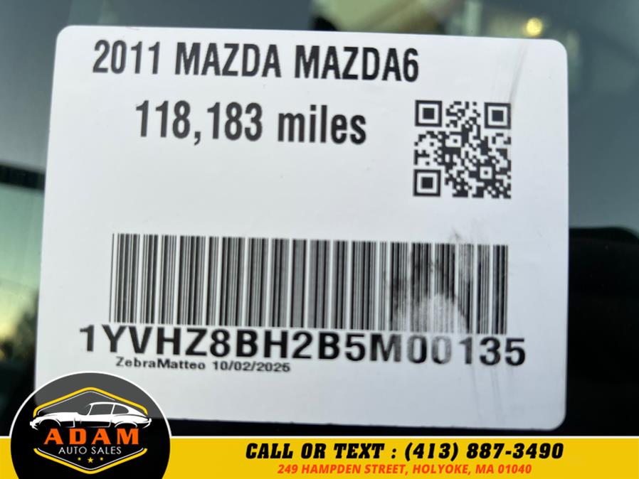 2011 Mazda Mazda6 4dr Sdn Auto i Sport, available for sale in Holyoke, Massachusetts | Adam Auto Sales. Holyoke, Massachusetts 2011 Mazda Mazda6 4dr Sdn Auto i Sport, available for sale in Holyoke, Massachusetts | Adam Auto Sales. Holyoke, Massachusetts