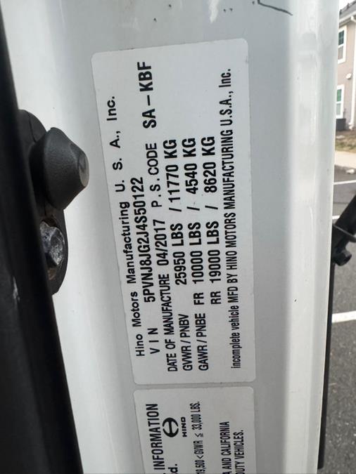 2018 Hino 268A 10 YD VALEW DUMP-BODY, available for sale in Paterson, New Jersey | Speedway Motors LLC. Paterson, New Jersey 2018 Hino 268A 10 YD VALEW DUMP-BODY, available for sale in Paterson, New Jersey | Speedway Motors LLC. Paterson, New Jersey