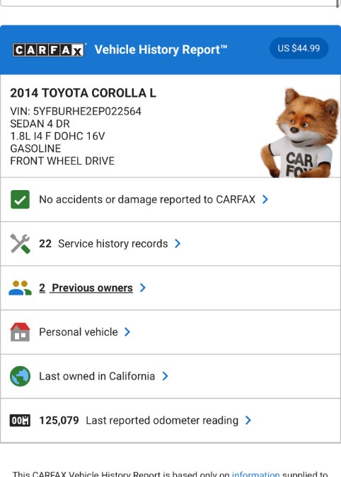 2014 Toyota Corolla LE 4dr Sdn, available for sale in Riverside, California | Big Timin Motors LLC. Riverside, California 2014 Toyota Corolla LE 4dr Sdn, available for sale in Riverside, California | Big Timin Motors LLC. Riverside, California