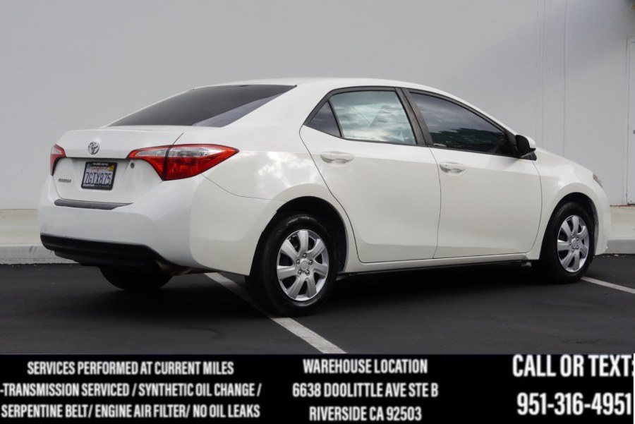 2014 Toyota Corolla LE 4dr Sdn, available for sale in Riverside, California | Big Timin Motors LLC. Riverside, California 2014 Toyota Corolla LE 4dr Sdn, available for sale in Riverside, California | Big Timin Motors LLC. Riverside, California