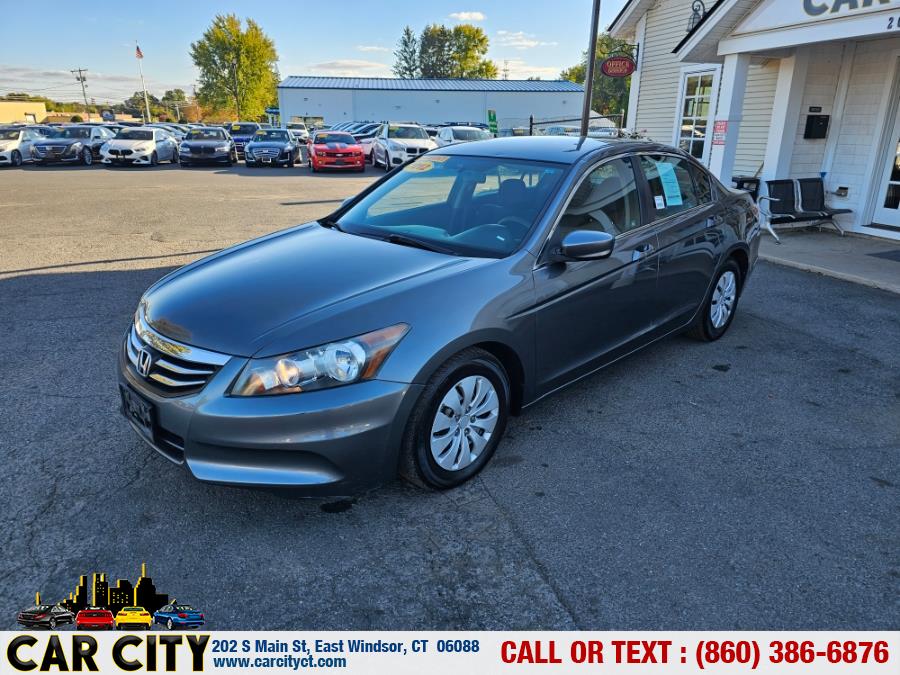 2012 Honda Accord Sdn 4dr I4 Auto LX, available for sale in East Windsor, Connecticut | Car City LLC. East Windsor, Connecticut 2012 Honda Accord Sdn 4dr I4 Auto LX, available for sale in East Windsor, Connecticut | Car City LLC. East Windsor, Connecticut