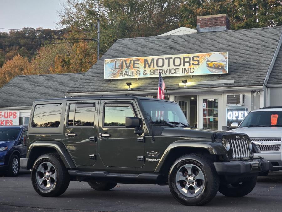 2016 Jeep Wrangler Unlimited 4WD 4dr Sahara, available for sale in Canton, Connecticut | Live Motors Sales and Service INC. Canton, Connecticut