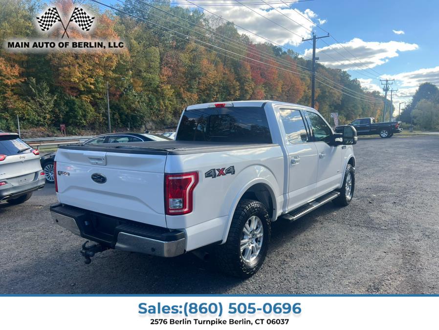 2016 Ford F-150 4WD SuperCrew 157" Lariat, available for sale in Berlin, Connecticut | Main Auto of Berlin. Berlin, Connecticut 2016 Ford F-150 4WD SuperCrew 157" Lariat, available for sale in Berlin, Connecticut | Main Auto of Berlin. Berlin, Connecticut