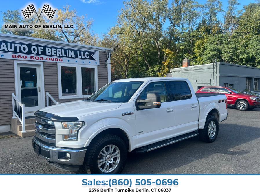 2016 Ford F-150 4WD SuperCrew 157" Lariat, available for sale in Berlin, Connecticut | Main Auto of Berlin. Berlin, Connecticut 2016 Ford F-150 4WD SuperCrew 157" Lariat, available for sale in Berlin, Connecticut | Main Auto of Berlin. Berlin, Connecticut