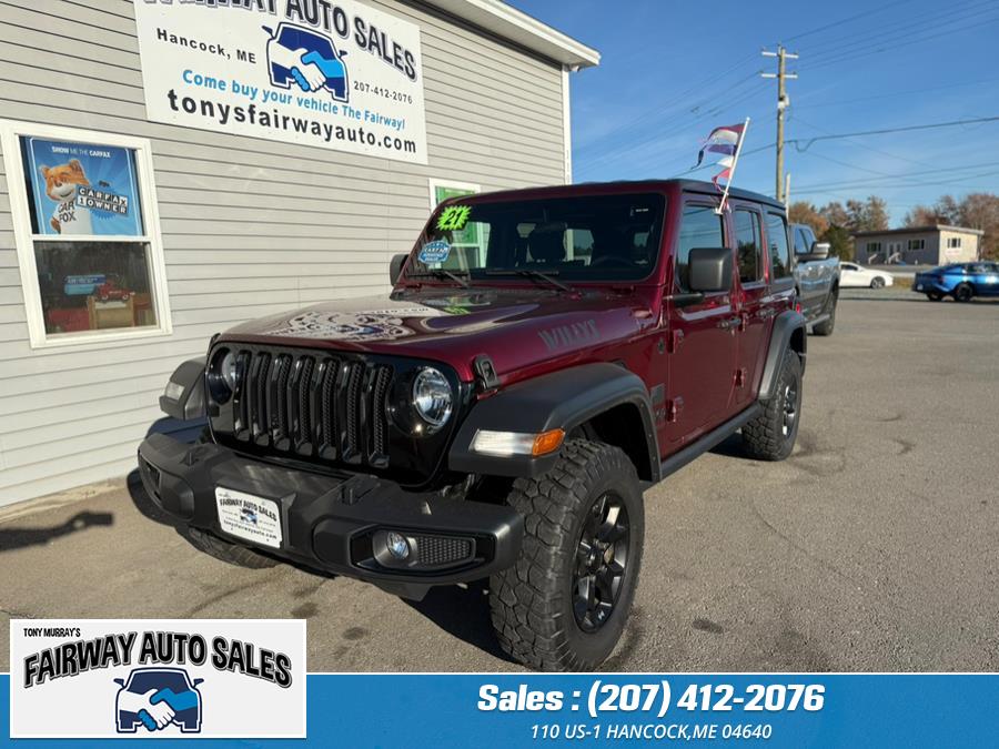 2021 Jeep Wrangler Unlimited Sport only 33K miles!! Unlimited Sport 4x4, available for sale in Hancock, Maine | Fairway Auto Sales. Hancock, Maine 2021 Jeep Wrangler Unlimited Sport only 33K miles!! Unlimited Sport 4x4, available for sale in Hancock, Maine | Fairway Auto Sales. Hancock, Maine