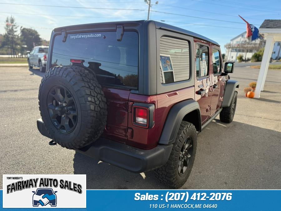 2021 Jeep Wrangler Unlimited Sport only 33K miles!! Unlimited Sport 4x4, available for sale in Hancock, Maine | Fairway Auto Sales. Hancock, Maine 2021 Jeep Wrangler Unlimited Sport only 33K miles!! Unlimited Sport 4x4, available for sale in Hancock, Maine | Fairway Auto Sales. Hancock, Maine