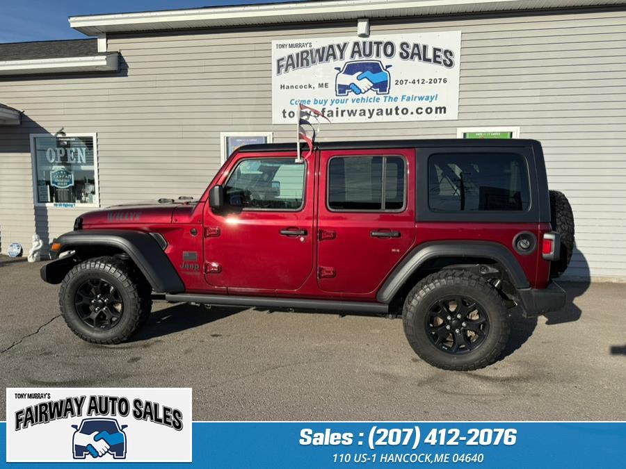 2021 Jeep Wrangler Unlimited Sport only 33K miles!! Unlimited Sport 4x4, available for sale in Hancock, Maine | Fairway Auto Sales. Hancock, Maine 2021 Jeep Wrangler Unlimited Sport only 33K miles!! Unlimited Sport 4x4, available for sale in Hancock, Maine | Fairway Auto Sales. Hancock, Maine