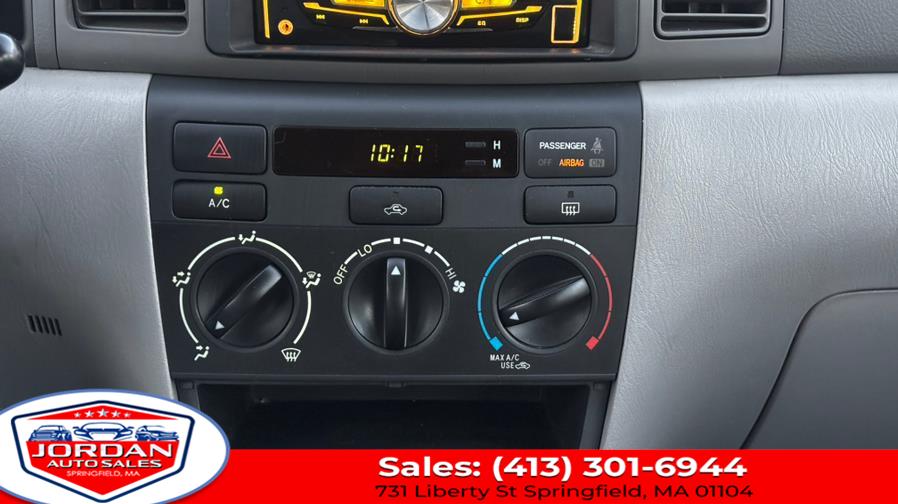 2006 Toyota Corolla 4dr Sdn CE Auto (Natl), available for sale in Springfield, Massachusetts | Jordan Auto Sales. Springfield, Massachusetts 2006 Toyota Corolla 4dr Sdn CE Auto (Natl), available for sale in Springfield, Massachusetts | Jordan Auto Sales. Springfield, Massachusetts