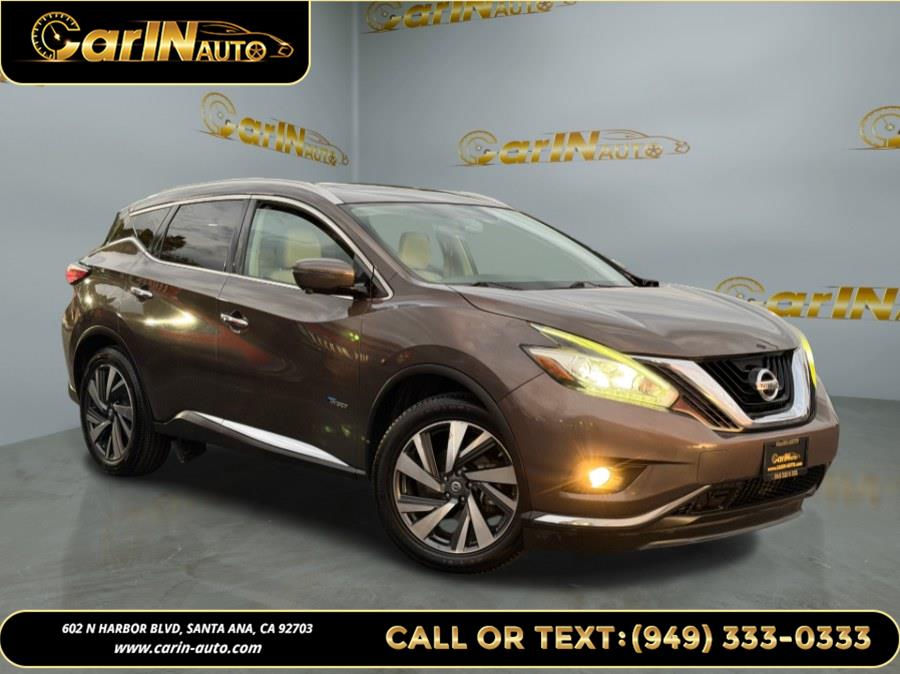2016 Nissan Murano FWD 4dr Platinum Hybrid, available for sale in Santa Ana, California | Carin Auto. Santa Ana, California 2016 Nissan Murano FWD 4dr Platinum Hybrid, available for sale in Santa Ana, California | Carin Auto. Santa Ana, California